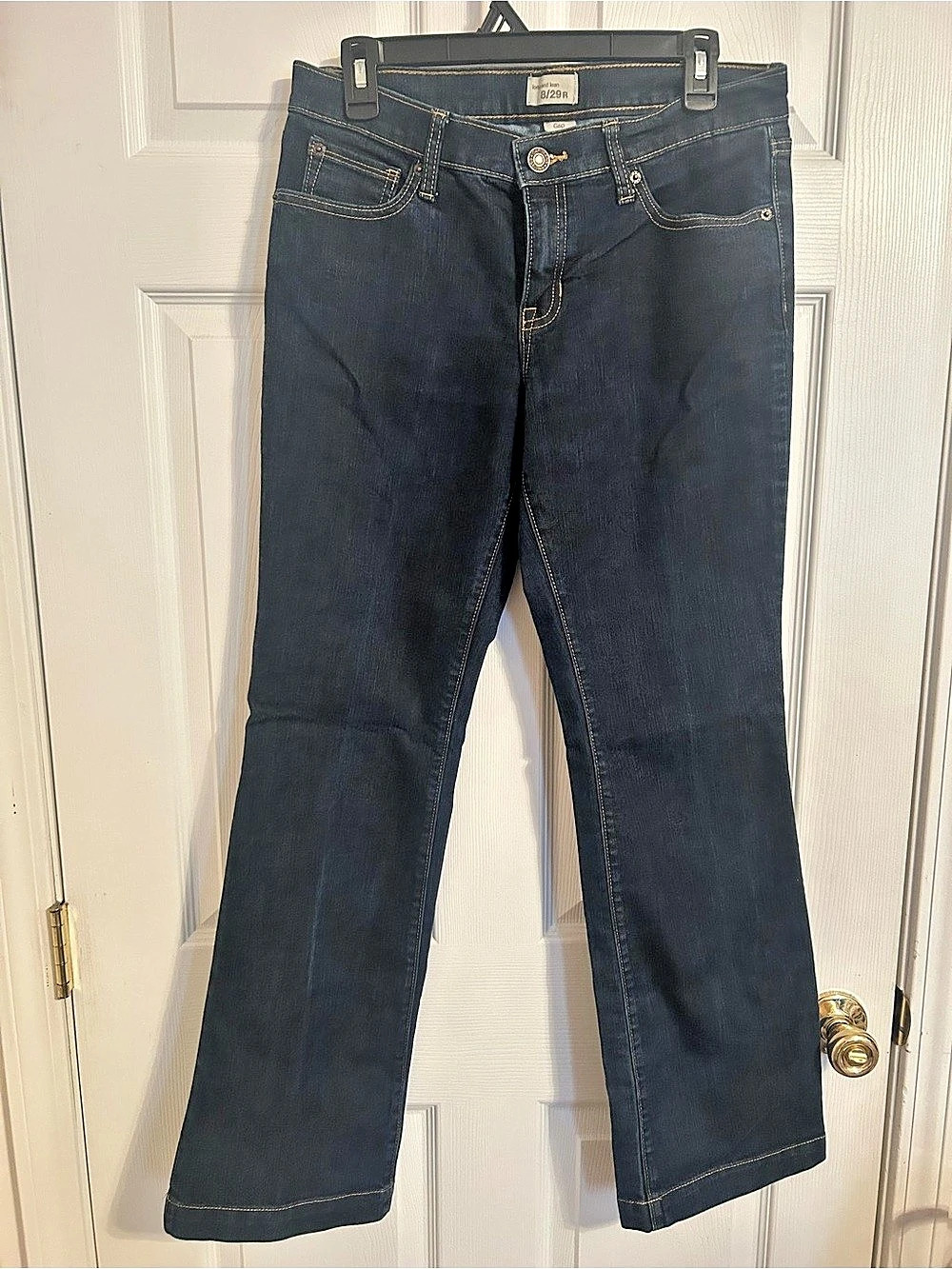 Gap Long and Lean Jeans Boot Cut Jeans Blue Waist 29 Size 8